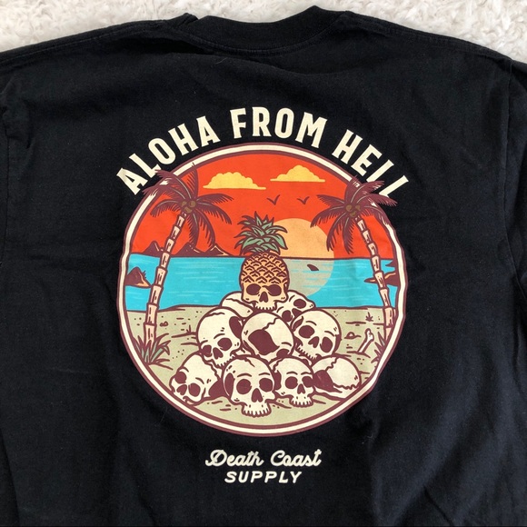 Black Death Coast graphic tee - Picture 2 of 3